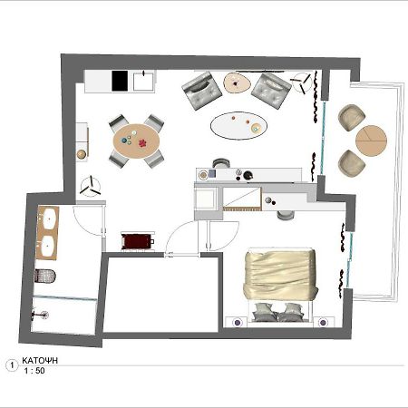 Sonia Center II Apartment แอร์ซอนิสซอส ภายนอก รูปภาพ