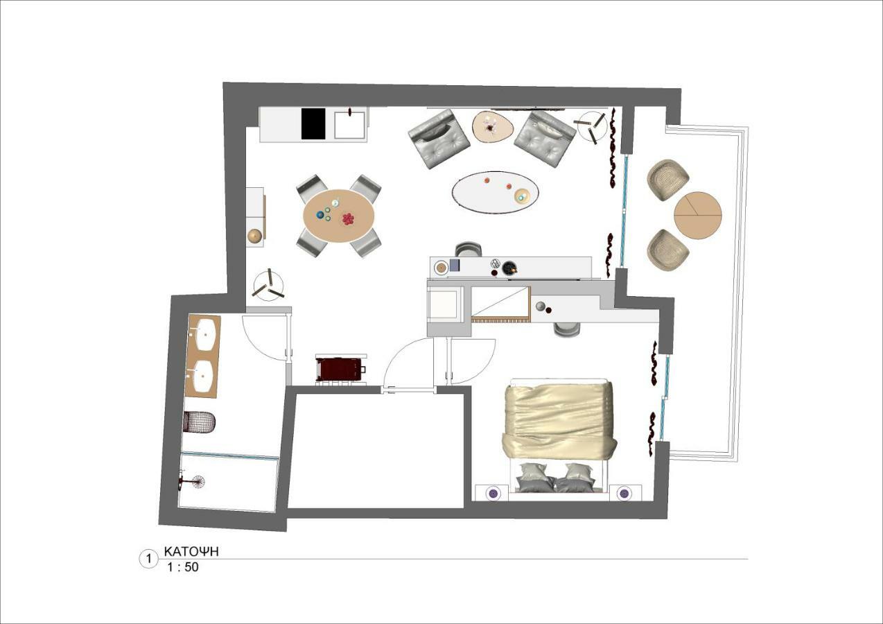 Sonia Center II Apartment แอร์ซอนิสซอส ภายนอก รูปภาพ